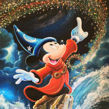 Mickey Disney Fantasia Art Series #2 [Exclusivo] + Protector Acrílico Oficial Mickey Disney Fantasia Art Series #2 [Exclusivo] + Protector Acrílico Oficial