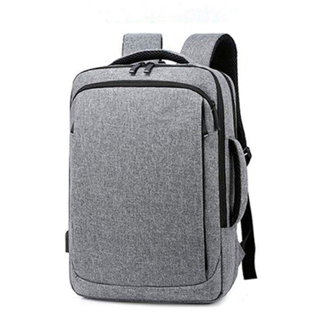 MOCHILA CHICAGO TRIBUNE GRIS