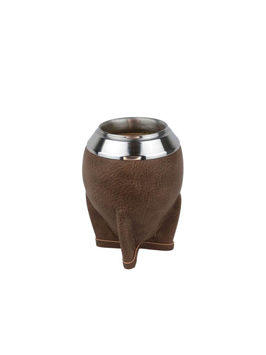 Mate calabaza simil color torpedo - Marron 