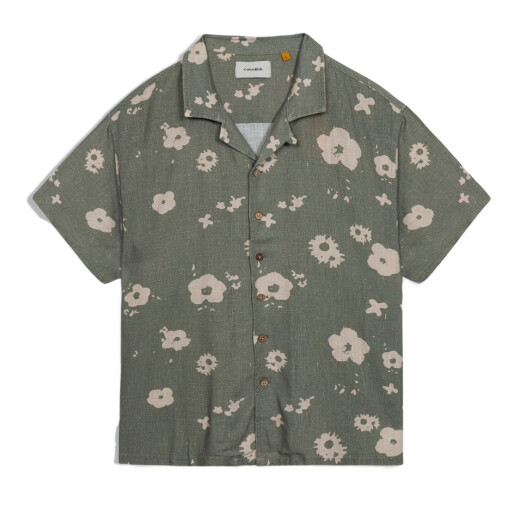 Camisa Critical Slide Splatter Resort - Verde Camisa Critical Slide Splatter Resort - Verde