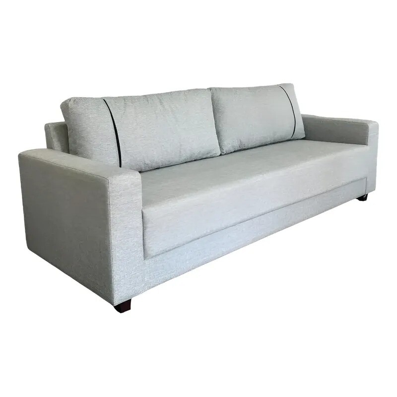 SOFA 4 CUERPOS - TAPIZADO TELA TRAMADA CON PUNTOS GRISES, BLANCOS y NEGROS. SOFA 4 CUERPOS - TAPIZADO TELA TRAMADA CON PUNTOS GRISES, BLANCOS y NEGROS.