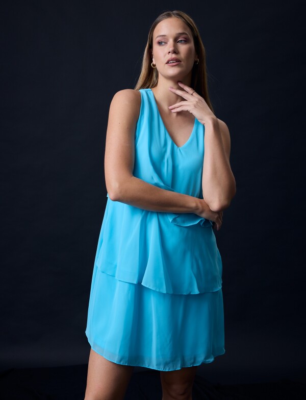 Vestido Capas CELESTE