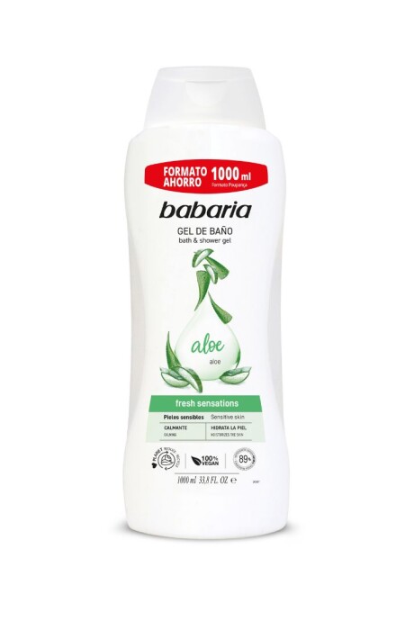 Gel de baño Babaria x 1 litro Aloe