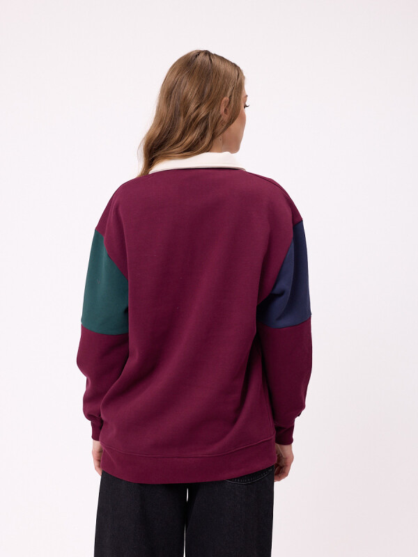 SWEATER PARKES RUSTY Bordeaux