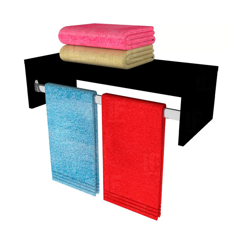 Perchero de MDF 59 cm NEGRO