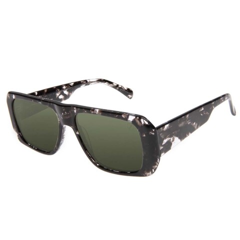 Lentes De Sol Otica Accesorios - Mujer Verde/Negro