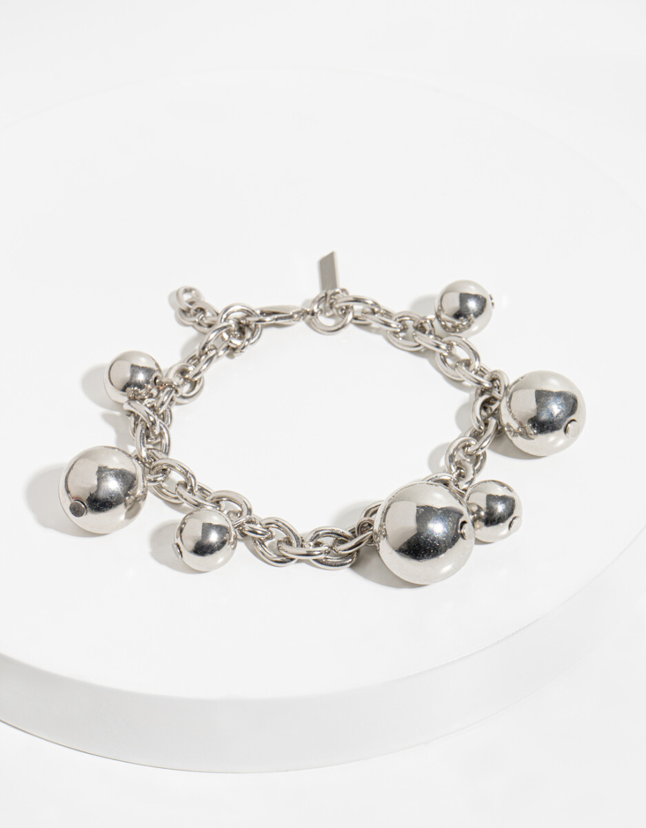 Pulsera Con Esferas De Metal 