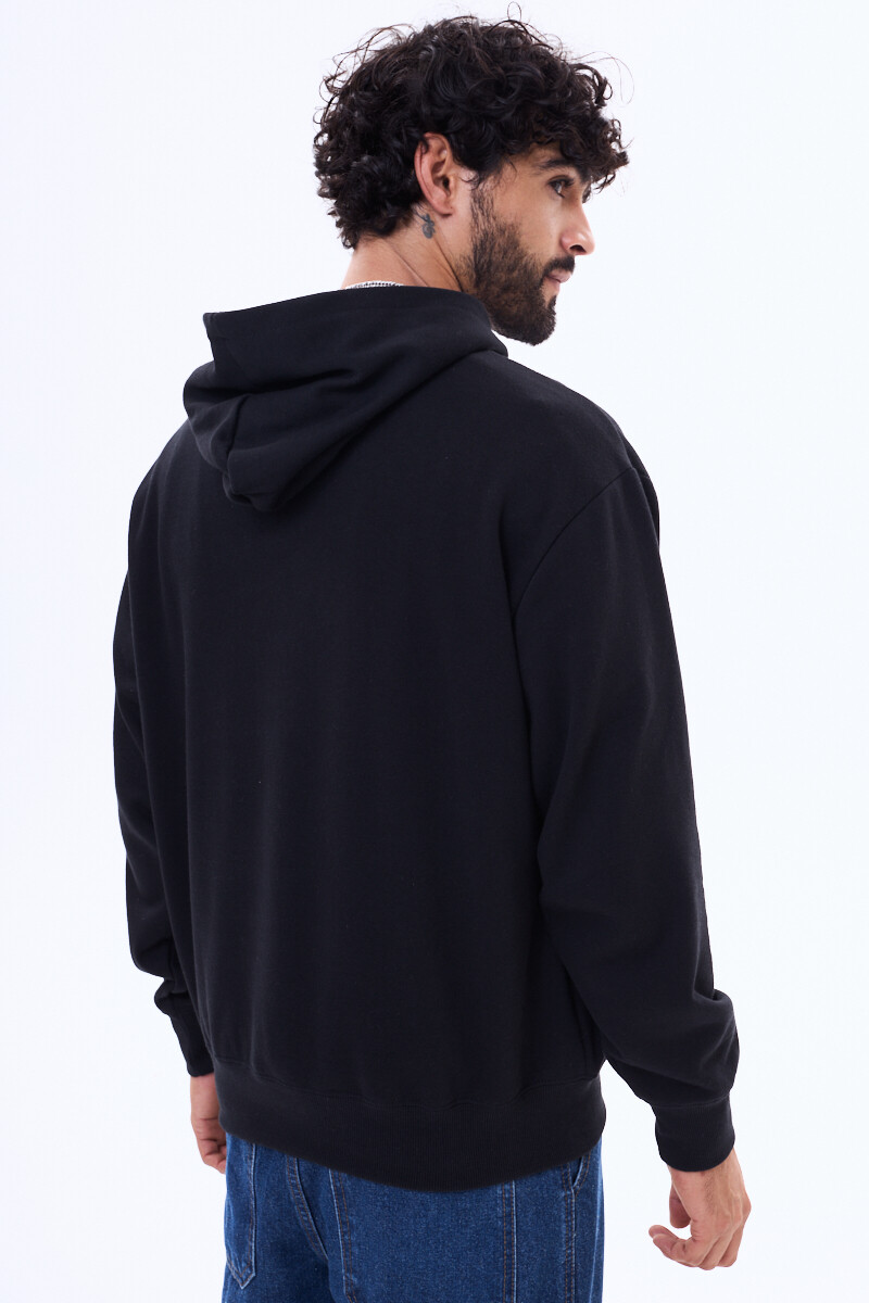 Buzo de felpa Baiona Negro