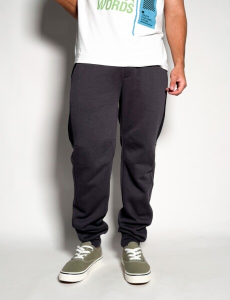 Jogger de algodon con puño Etan Azul
