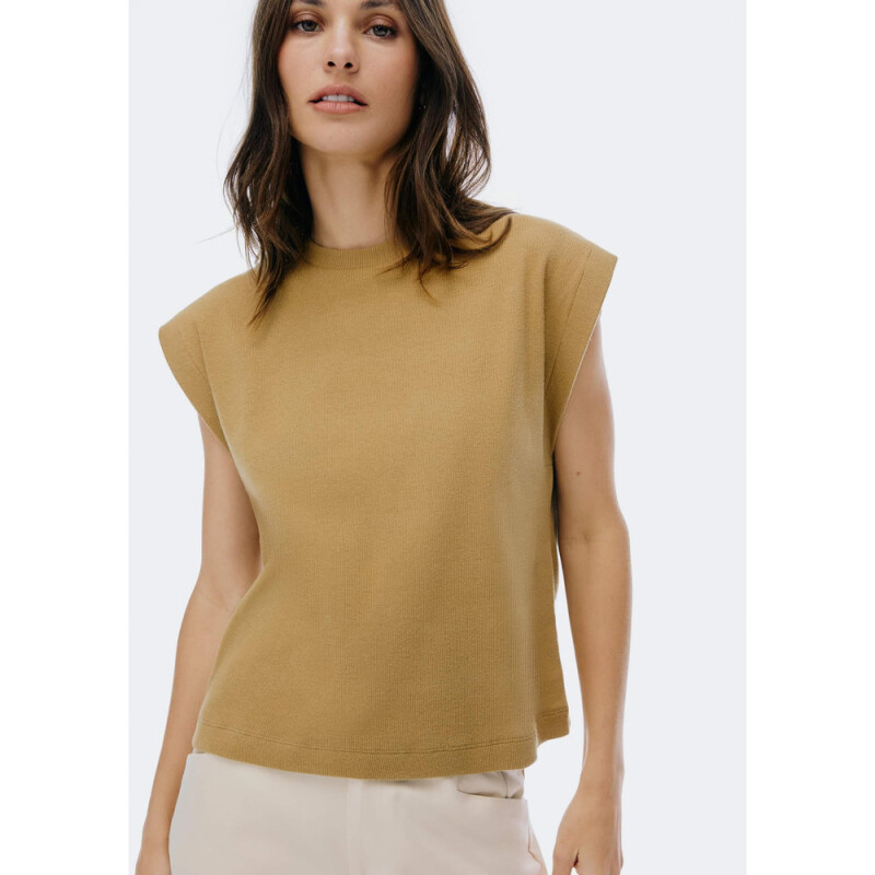 BLUSA SM FEM MARROM MEDIO