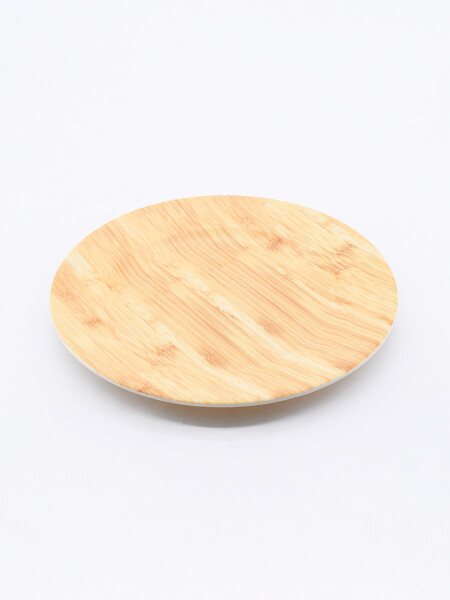 PLATO MELAMINA WOOD MADERA