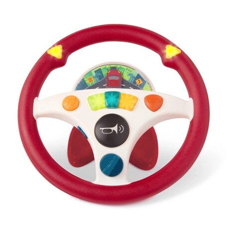 Volante musical con luz y sonidos Rojo
