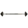 Set De Mancuernas Y Barra Gris Con Valija Athletic 30Kg Negro