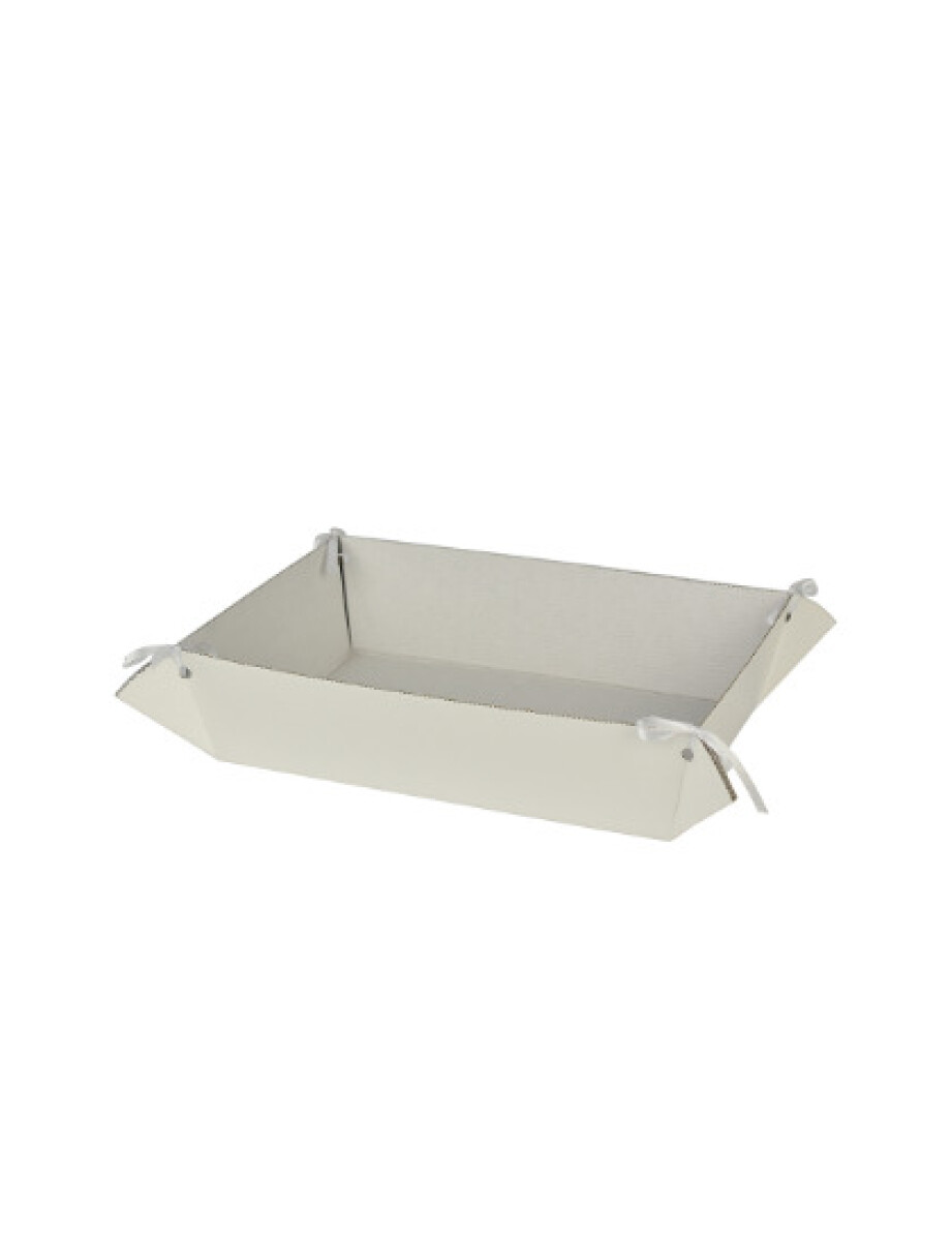Canasta con cinta 28,5x19x8 cm. - PERLATO 