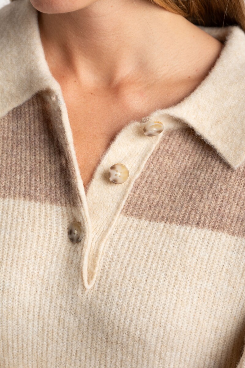 Sweater Polo Mocha