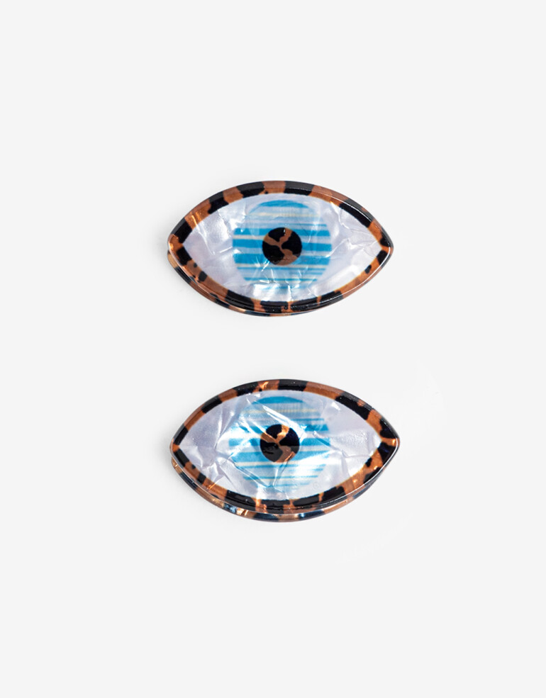 Broches Sets Acrilico Set De Mini Broches De Ojos - Combinacion Multicolor