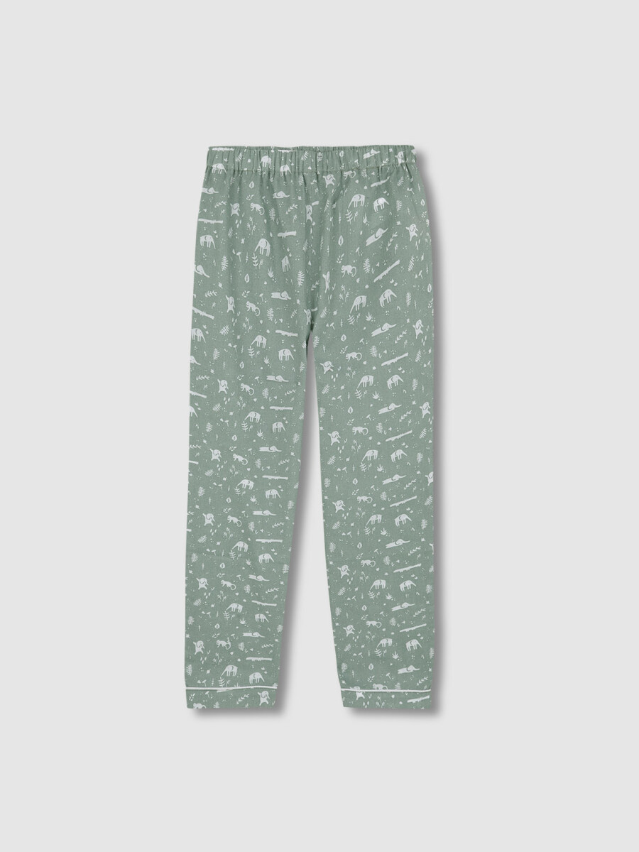 Pijama Estampado Selva Verde