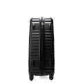 Valija Push Rigida Acanalada Negro