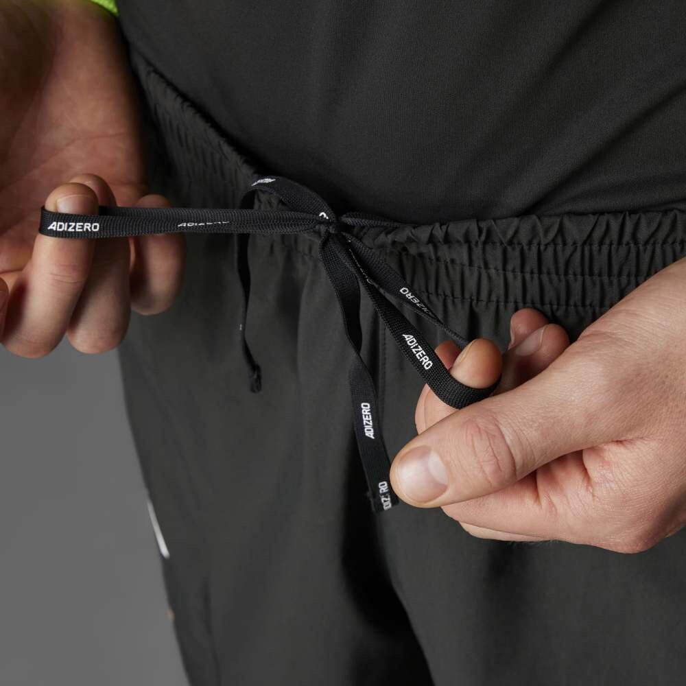 Shorts Running Adizero E Split Hombre Black