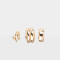 Bijou Cuff Chunky Edition Set De Earcuff De Metal - Dorado