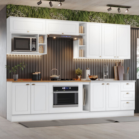 ESTANTERÍA ORGANIZADOR CON NICHOS - LÍNEA AMERICANA BLANCO