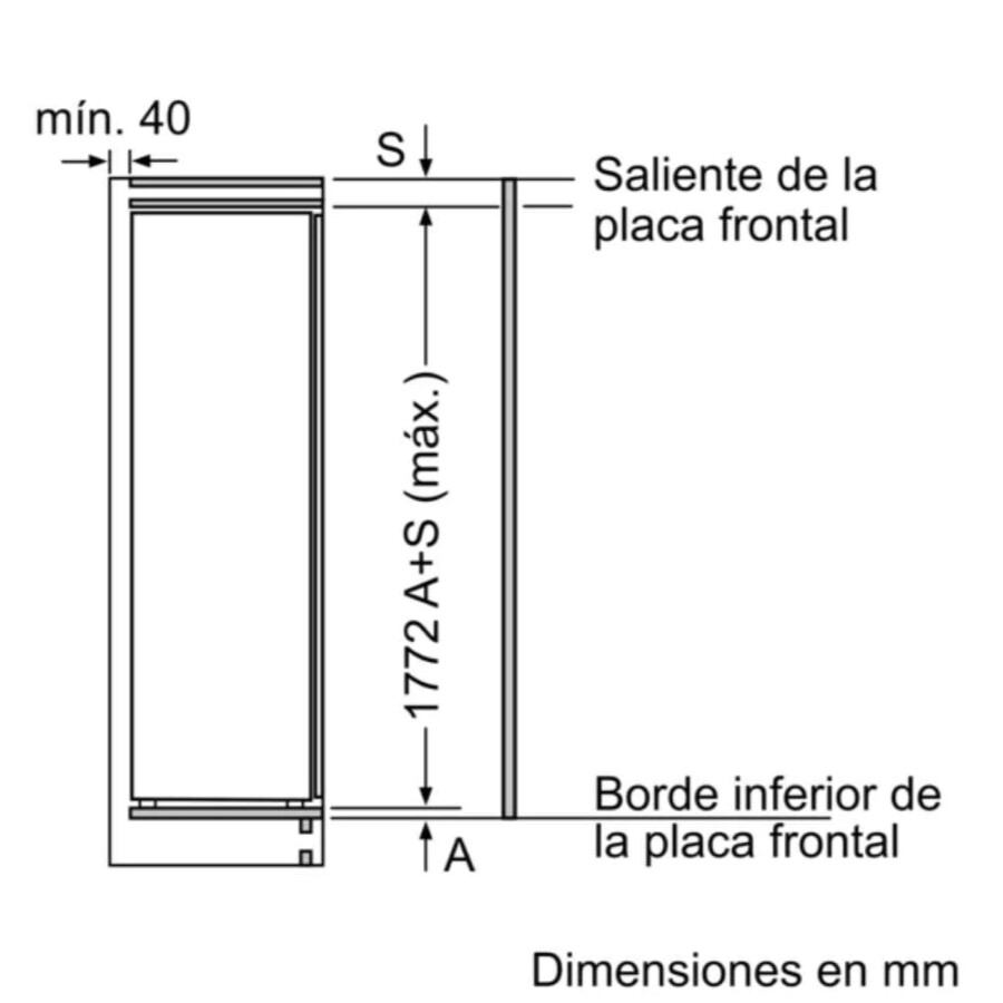 Refrigerador Integrable Panelable Bosch Refrigerador Integrable Panelable Bosch