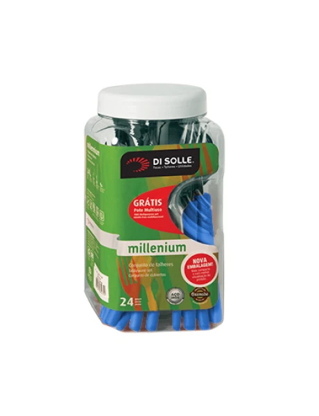 JGO 24PZAS M/AZUL POTE 21.6X9CM MILLENIUM DI SOLLE JGO 24PZAS M/AZUL POTE 21.6X9CM MILLENIUM DI SOLLE