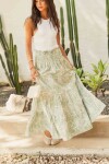 FALDA AURELIA GREEN AQUARELLE BLOOM FALDA AURELIA GREEN AQUARELLE BLOOM
