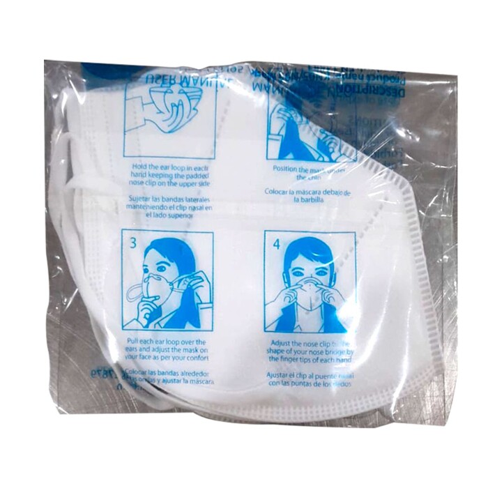 MASCARILLA KN95 CKTECH (MATHER) BOLSA X única