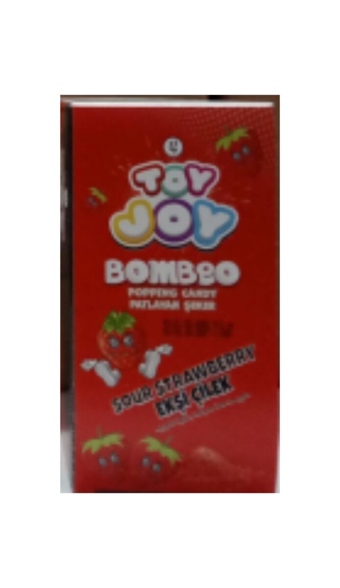 CARAMELO EXPLOSIVO BOMBEO ROJO FRUTILLA ACIDA DISPLAY 24 