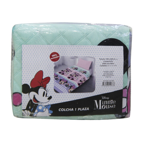 Colcha Infantil Mickey y Minnie 1 Plaza 100% Microfibra D1 MINNIE