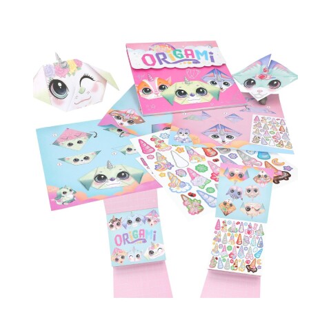 Origami infantil 53 sticker y 27 hojas Top Model Origami infantil 53 sticker y 27 hojas Top Model