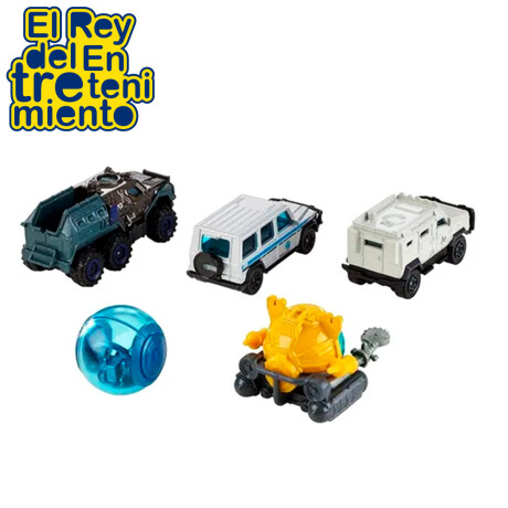 Set x5 Autitos Jurassic World Dinosaurios Matchbox Set x5 Autitos Jurassic World Dinosaurios Matchbox