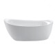 Bañera Con Hidromasaje Blanco Autoportante Aqualia 180X85 BLANCO