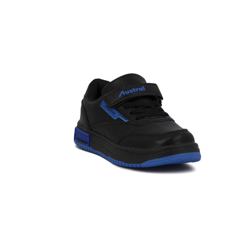 Austral Casual Deportivo Niños C/Cordones-Baby Negro-Azul