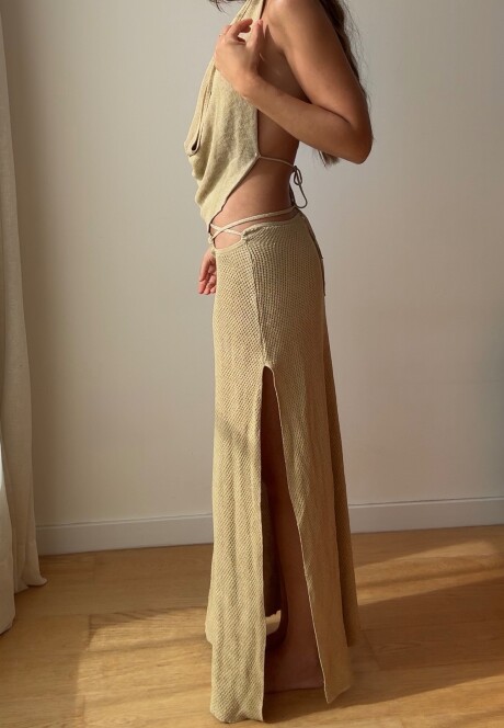 Falda Sicilia SS26 Gold