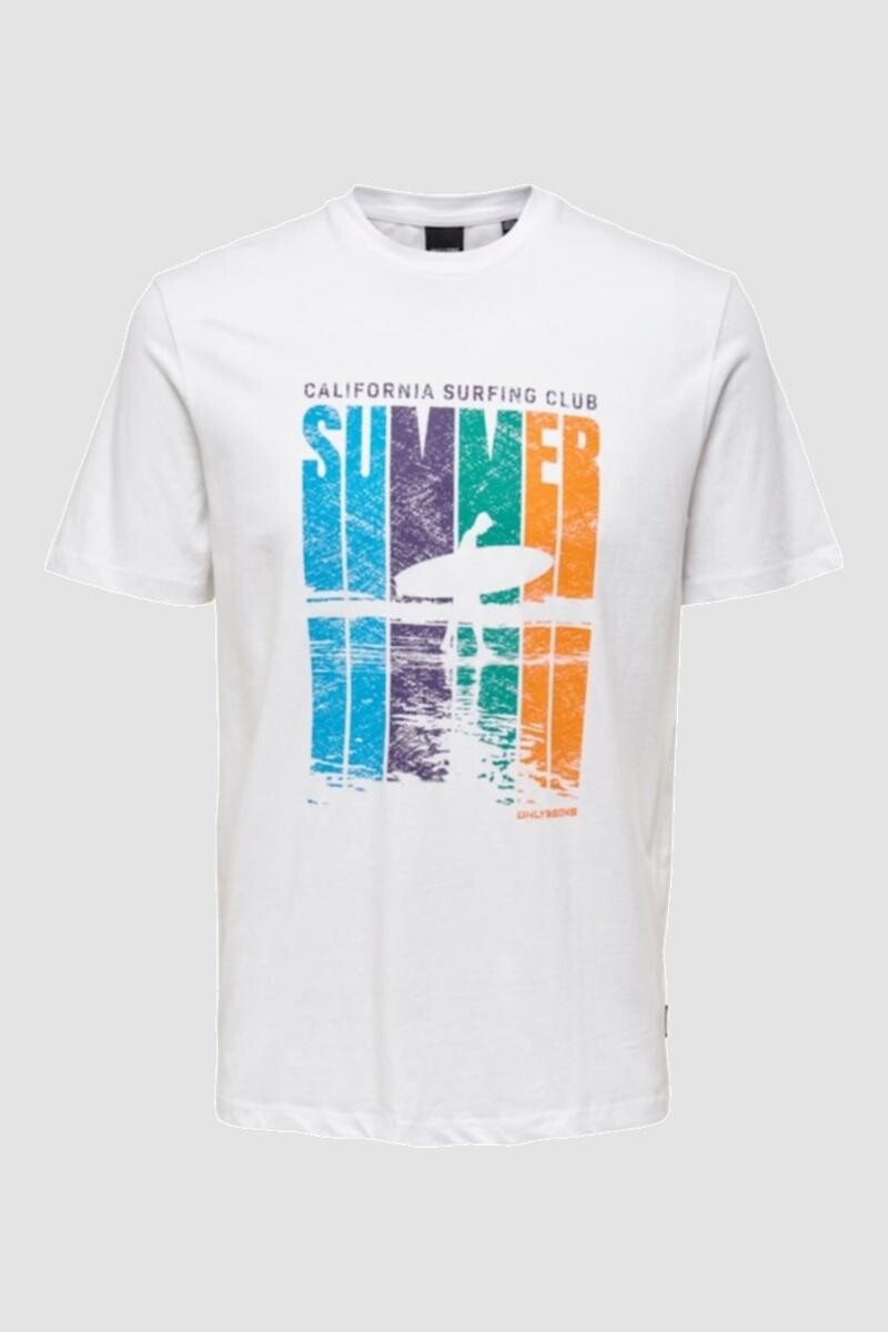 Camiseta Surf White
