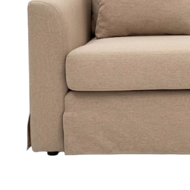 SOFA 2 PUESTOS- CLASSIC SIX CON FLECOS- BEIGE(CD) Unica
