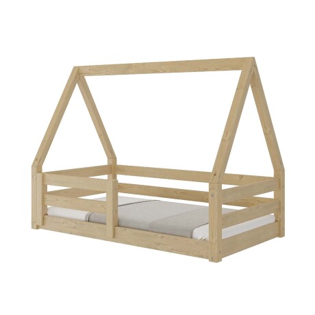 CAMA CASITA MADERA NATURAL-BEIGE FARM
