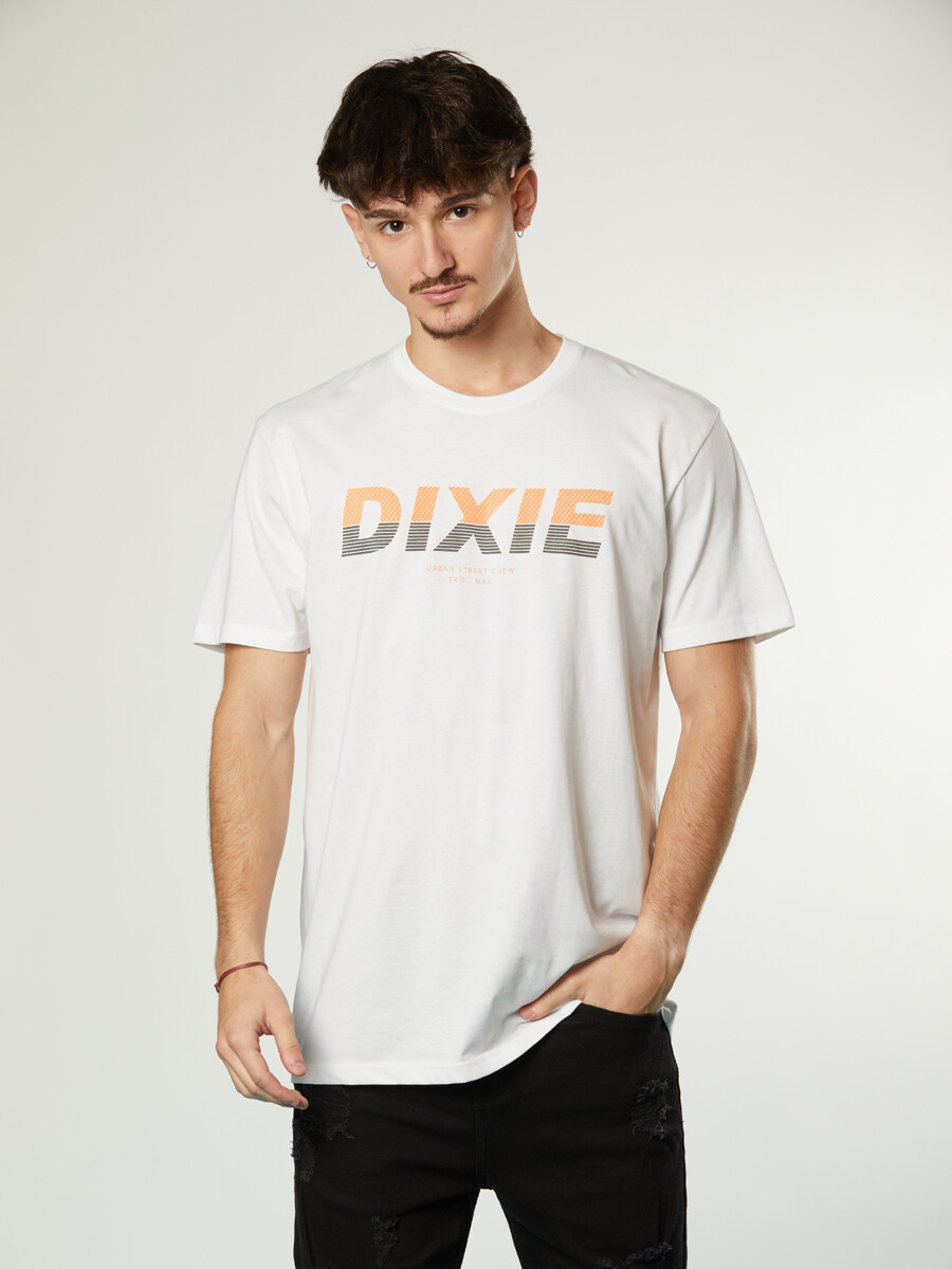 T-SHIRT FRODO DIXIE - Blanco 