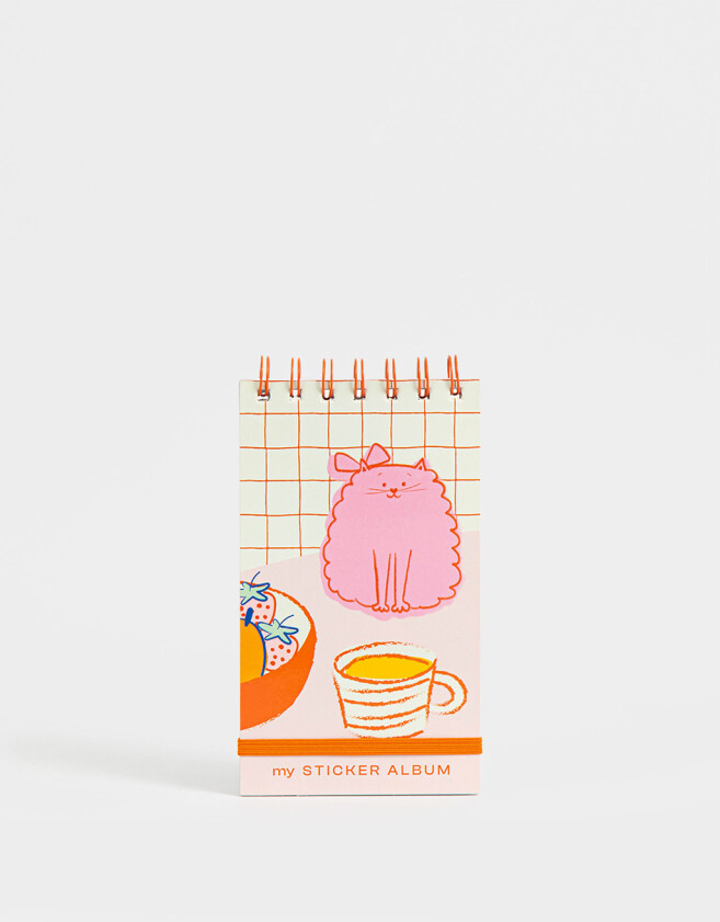 Stickers y Album Stickers Animalito álbum De Stickers Espiralado Con 20 Hojas De Stickers De Diferentes Motivos - Combinacion Multicolor