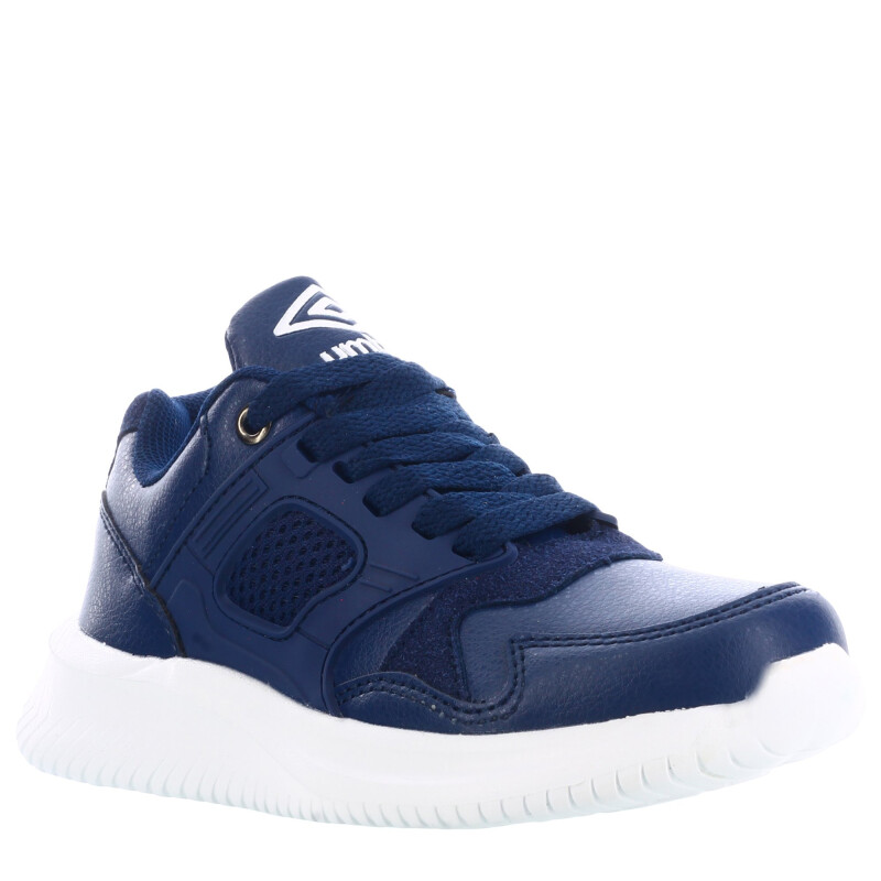 Championes Infantiles Umbro Essential Jrs. Azul Marino - Blanco