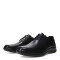 Zapatos de Hombre Branch Stuart De Cuero Acordonado Negro