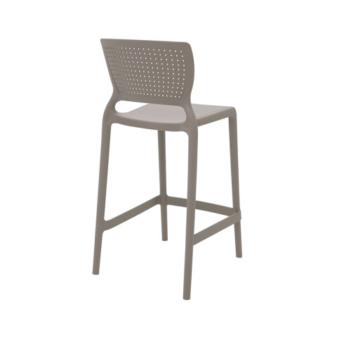Silla residencial alta gamuza 64cm. "SAFIRA" -TRAMONTINA TD0675