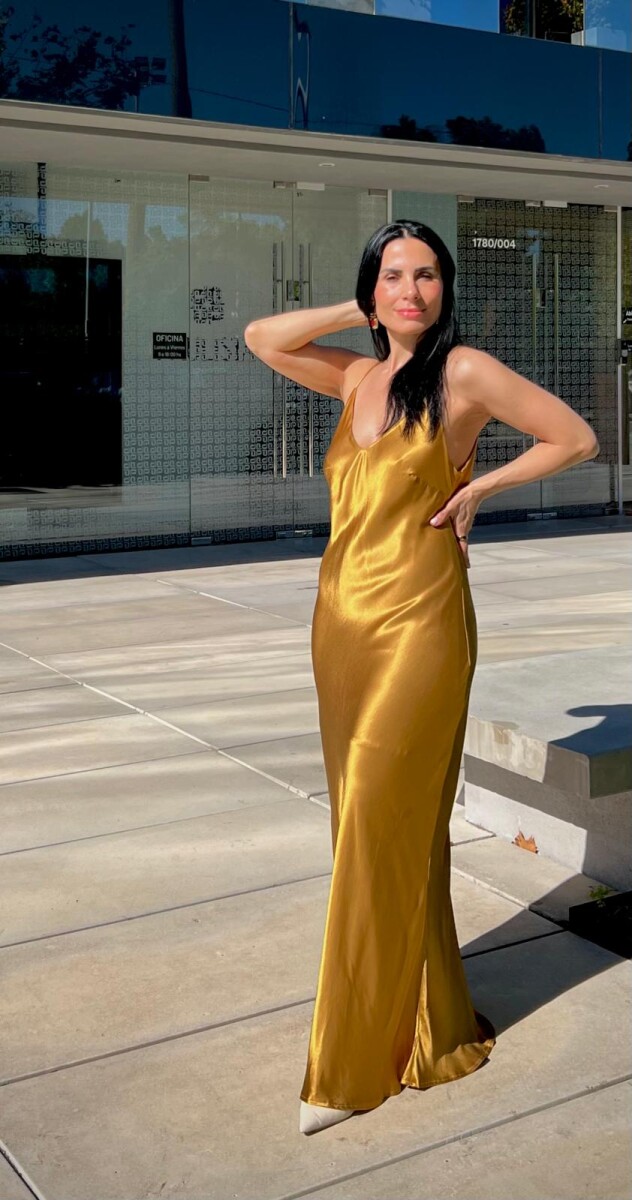 Vestido Otilia - Dorado 