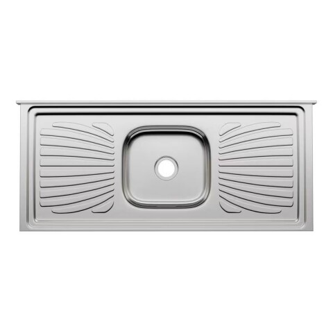 Mesada con pileta acero inox 120cm concreto Forminox Mesada Con Pileta Acero Inox 120cm Concreto Forminox