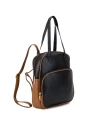 MOCHILA CLARA NEGRO Y SUELA