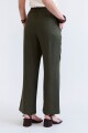 PANTALON LINO LYRIO OLIVA