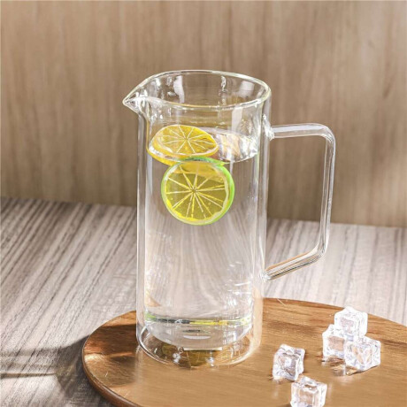 JARRA DE AGUA TERMICA DOBLE PARED 1LT BOROSILICATO