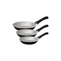 PACK SARTENES TRAMONTINA LINZ X 3 UNIDADES NEGRO